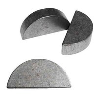 WK14114 1/4" X 1-1/4" Woodruff Key, Carbon Steel, Plain, #21/810